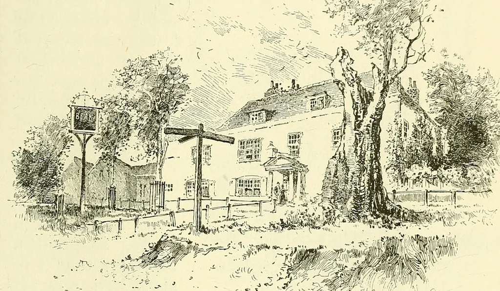 An illustration from Coaching days and coaching ways, 1893, leaf 183