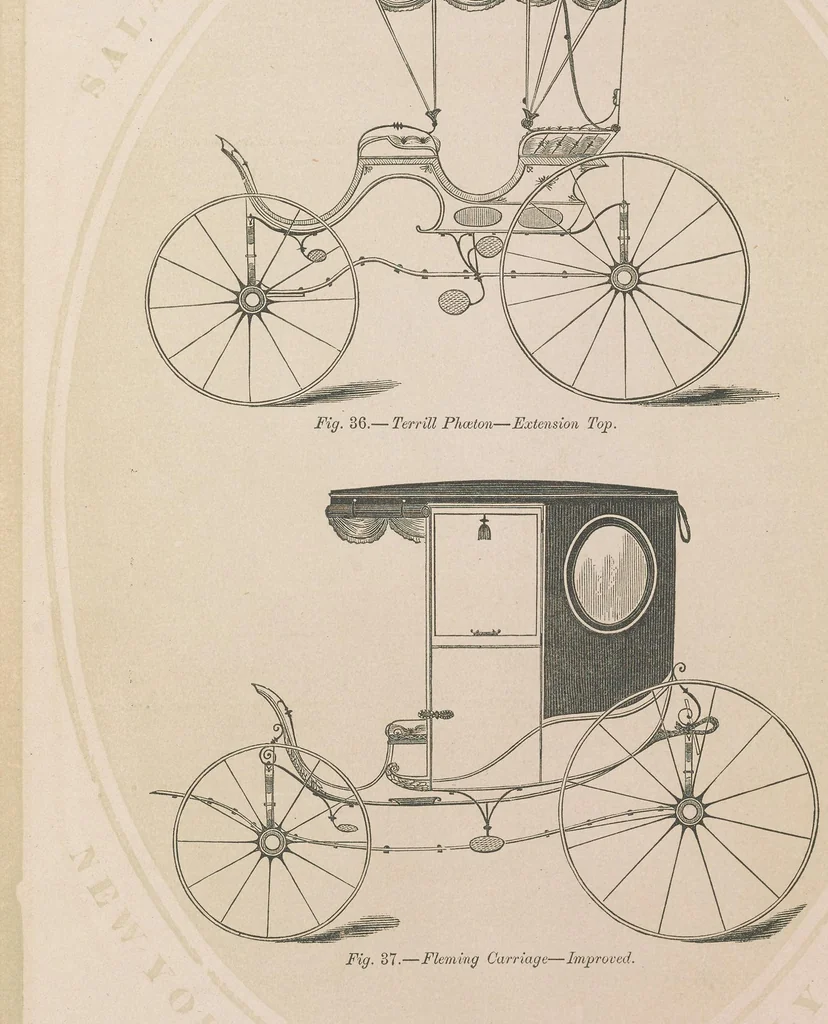 An illustration from The Coach-makers' magazine, 1855, leaf 98