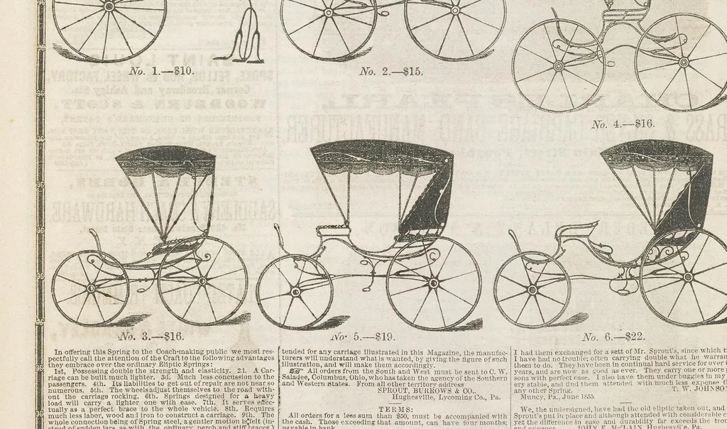 An illustration from The Coach-makers' magazine, 1855, leaf 160
