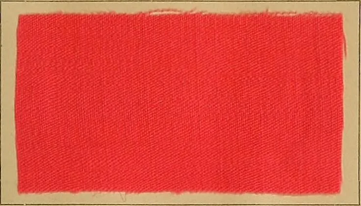 An illustration from The coal tar colours of Farbwerke vorm. Meister, Lucius & Brüning, Hoechst on Main, Germany, and their application in wool dyeing, 1910, leaf 174