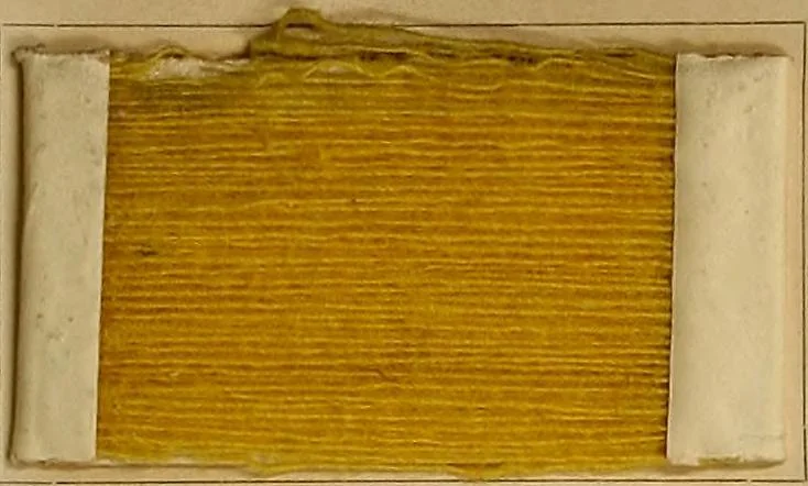 An illustration from The coal tar colours of Farbwerke vorm. Meister, Lucius & Brüning, Hoechst on Main, Germany, and their application in wool dyeing, 1910, leaf 40