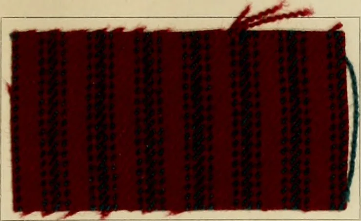 An illustration from The coal tar colours of Farbwerke vorm. Meister Lucius & Brüning, Hoechst on Main, Germany and their application in wool dyeing, 1910, leaf 170