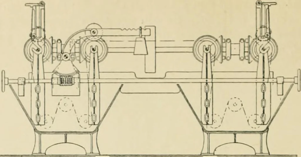 An illustration from The coal tar colours of Farbwerke vorm. Meister Lucius & Brüning : Hoechst on Main : and their application in dyeing cotton and other vegetable fibres, 1907, leaf 121