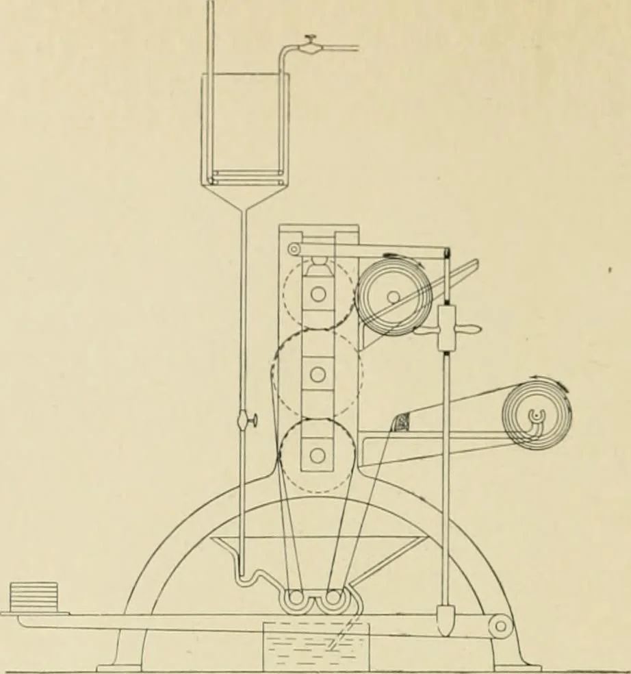 An illustration from The coal tar colours of Farbwerke vorm. Meister Lucius & Brüning : Hoechst on Main : and their application in dyeing cotton and other vegetable fibres, 1907, leaf 127