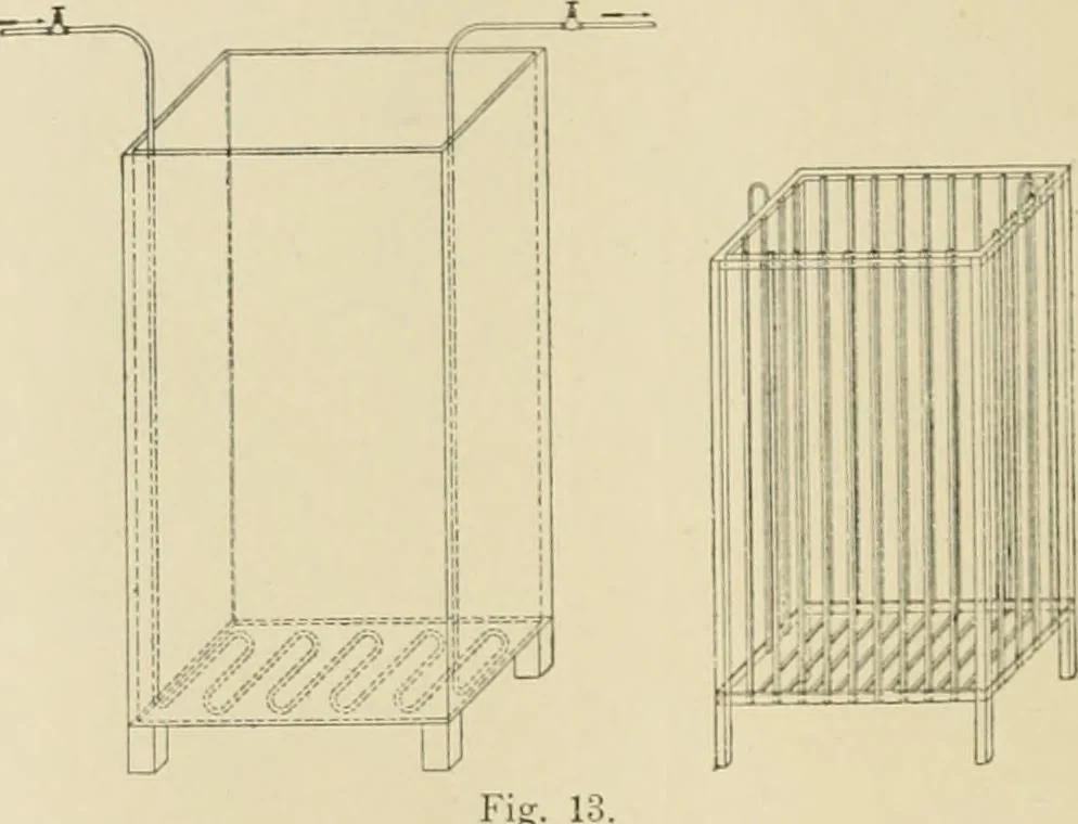 An illustration from The coal tar colours of Farbwerke vorm. Meister Lucius & Brüning : Hoechst on Main : and their application in dyeing cotton and other vegetable fibres, 1907, leaf 69