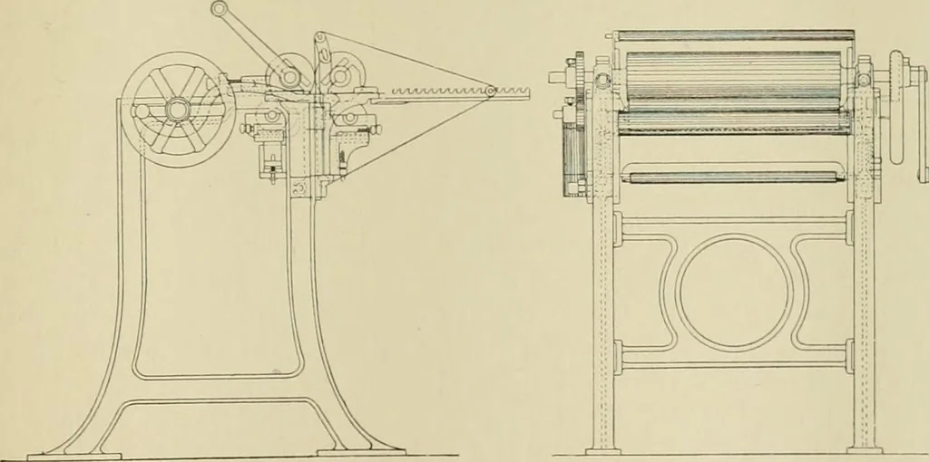 An illustration from The coal tar colours of Farbwerke vorm. Meister Lucius & Brüning : Hoechst on Main : and their application in dyeing cotton and other vegetable fibres, 1907, leaf 78