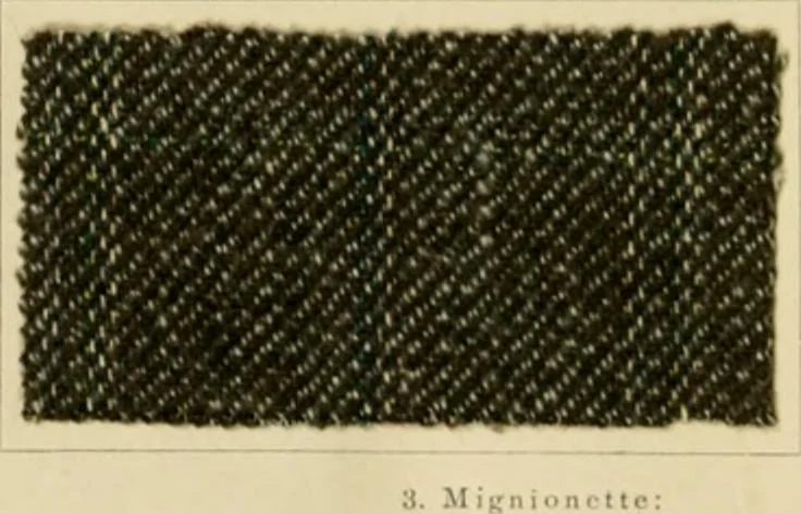 An illustration from The coal tar colours of Farbwerke vorm. Meister Lucius & Brüning, Hoechst on Main, Germany and their application in wool dyeing, 1910, leaf 77