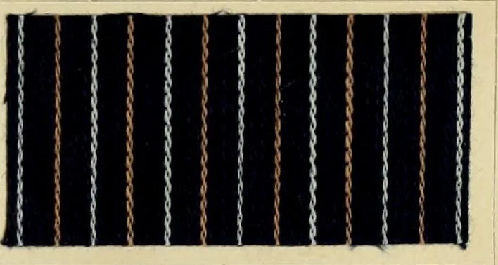 An illustration from The coal tar colours of Farbwerke vorm. Meister Lucius & Brüning : Hoechst on Main : and their application in dyeing cotton and other vegetable fibres, 1907, leaf 64