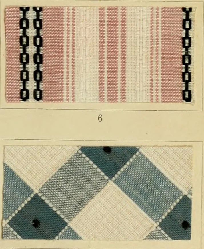 An illustration from The coal tar colours of Farbwerke vorm. Meister Lucius & Brüning : Hoechst on Main : and their application in dyeing cotton and other vegetable fibres, 1907, leaf 72