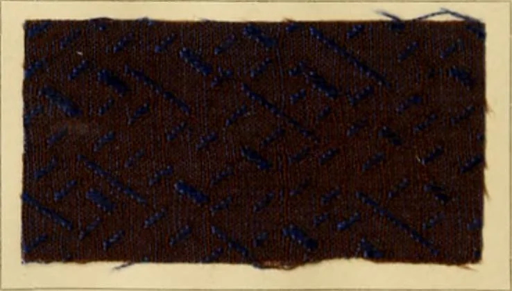 An illustration from The coal tar colours of Farbwerke vorm. Meister Lucius & Brüning, Hoechst on Main, Germany and their application in wool dyeing, 1910, leaf 187
