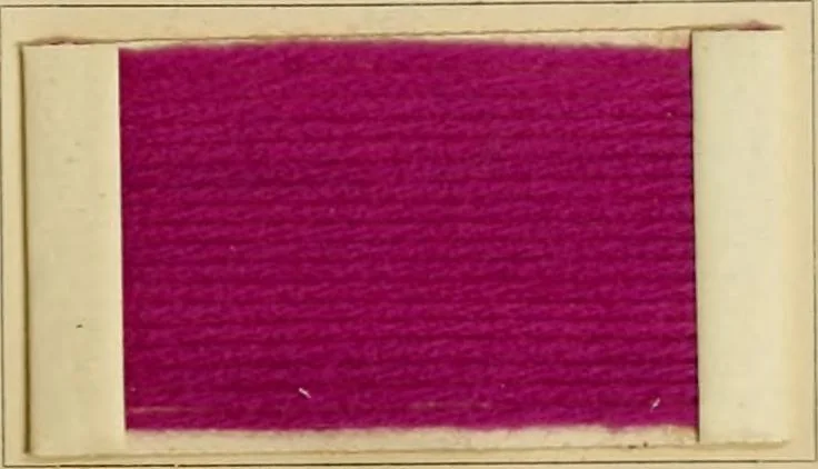 An illustration from The coal tar colours of Farbwerke vorm. Meister Lucius & Brüning, Hoechst on Main, Germany and their application in wool dyeing, 1910, leaf 78