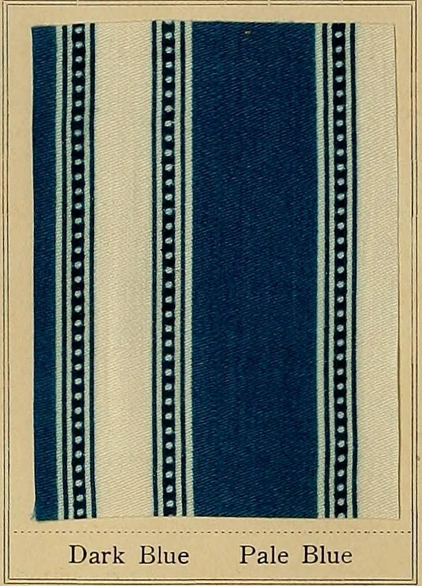 An illustration from The coal tar colours of Farbwerke vorm. Meister, Lucius & Brüning, Hoechst on Main, Germany, applied in calico printing, 1908, leaf 113
