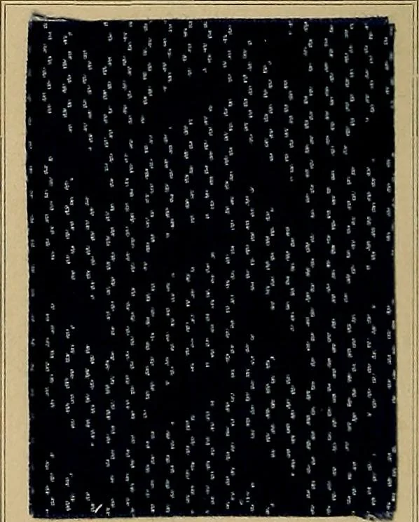 An illustration from The coal tar colours of Farbwerke vorm. Meister, Lucius & Brüning, Hoechst on Main, Germany, applied in calico printing, 1908, leaf 123