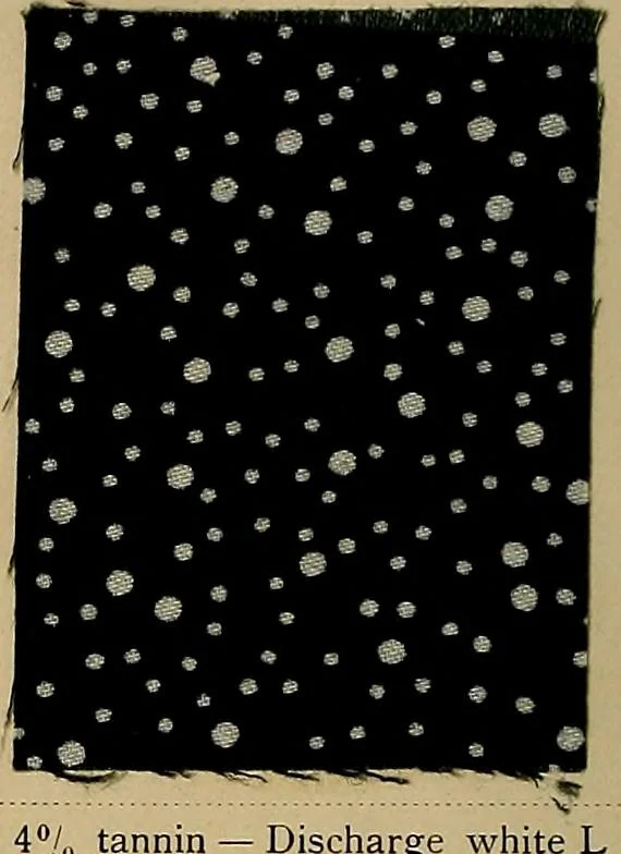 An illustration from The coal tar colours of Farbwerke vorm. Meister, Lucius & Brüning, Hoechst on Main, Germany, applied in calico printing, 1908, leaf 125