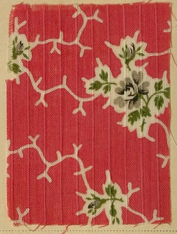 An illustration from The coal tar colours of Farbwerke vorm. Meister, Lucius & Brüning, Hoechst on Main, Germany, applied in calico printing, 1908, leaf 149