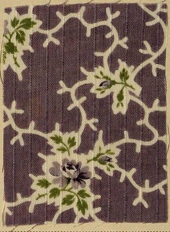 An illustration from The coal tar colours of Farbwerke vorm. Meister, Lucius & Brüning, Hoechst on Main, Germany, applied in calico printing, 1908, leaf 153