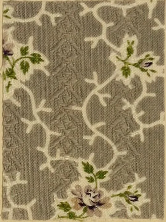 An illustration from The coal tar colours of Farbwerke vorm. Meister, Lucius & Brüning, Hoechst on Main, Germany, applied in calico printing, 1908, leaf 154