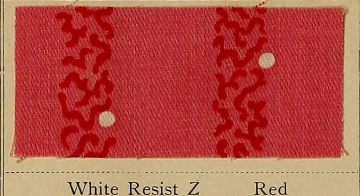 An illustration from The coal tar colours of Farbwerke vorm. Meister, Lucius & Brüning, Hoechst on Main, Germany, applied in calico printing, 1908, leaf 175