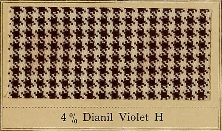 An illustration from The coal tar colours of Farbwerke vorm. Meister, Lucius & Brüning, Hoechst on Main, Germany, applied in calico printing, 1908, leaf 205