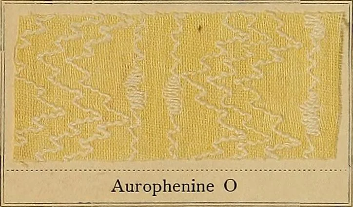An illustration from The coal tar colours of Farbwerke vorm. Meister, Lucius & Brüning, Hoechst on Main, Germany, applied in calico printing, 1908, leaf 207