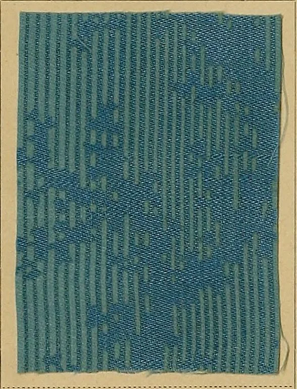 An illustration from The coal tar colours of Farbwerke vorm. Meister, Lucius & Brüning, Hoechst on Main, Germany, applied in calico printing, 1908, leaf 213