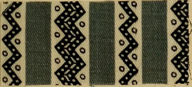 An illustration from The coal tar colours of Farbwerke vorm. Meister, Lucius & Brüning, Hoechst on Main, Germany, applied in calico printing, 1908, leaf 236