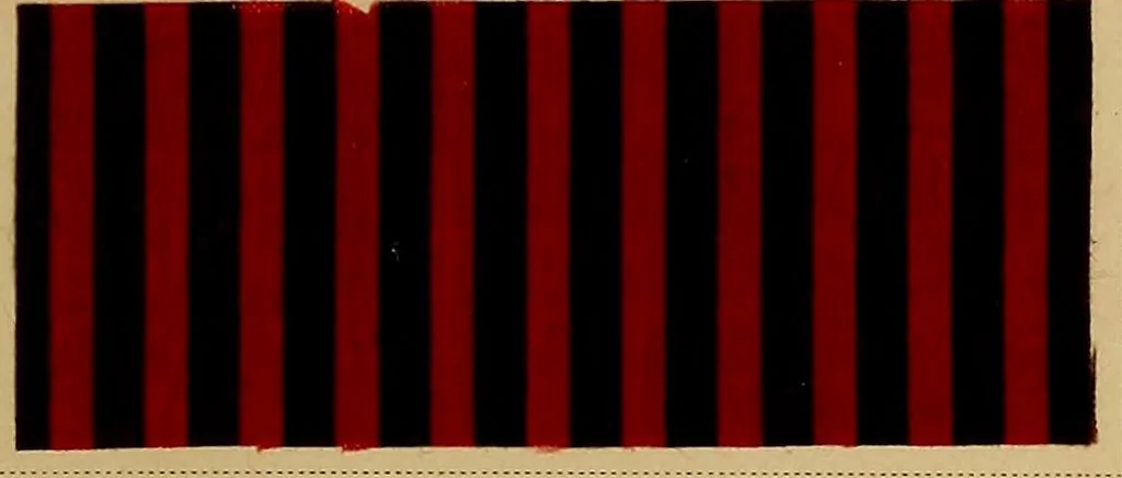 An illustration from The coal tar colours of Farbwerke vorm. Meister, Lucius & Brüning, Hoechst on Main, Germany, applied in calico printing, 1908, leaf 238