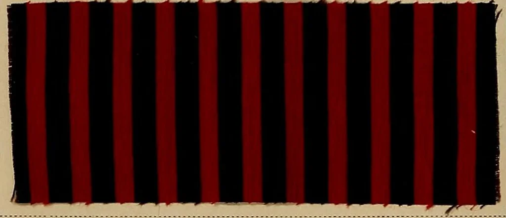 An illustration from The coal tar colours of Farbwerke vorm. Meister, Lucius & Brüning, Hoechst on Main, Germany, applied in calico printing, 1908, leaf 239
