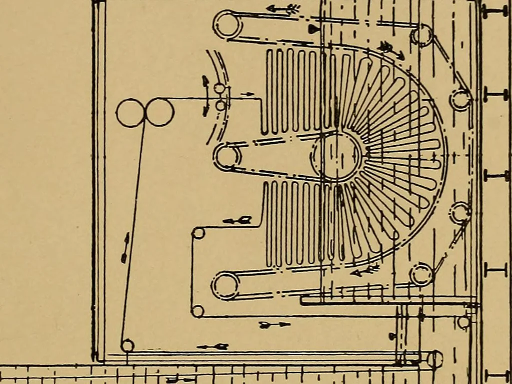An illustration from The coal tar colours of Farbwerke vorm. Meister, Lucius & Brüning, Hoechst on Main, Germany, applied in calico printing, 1908, leaf 26