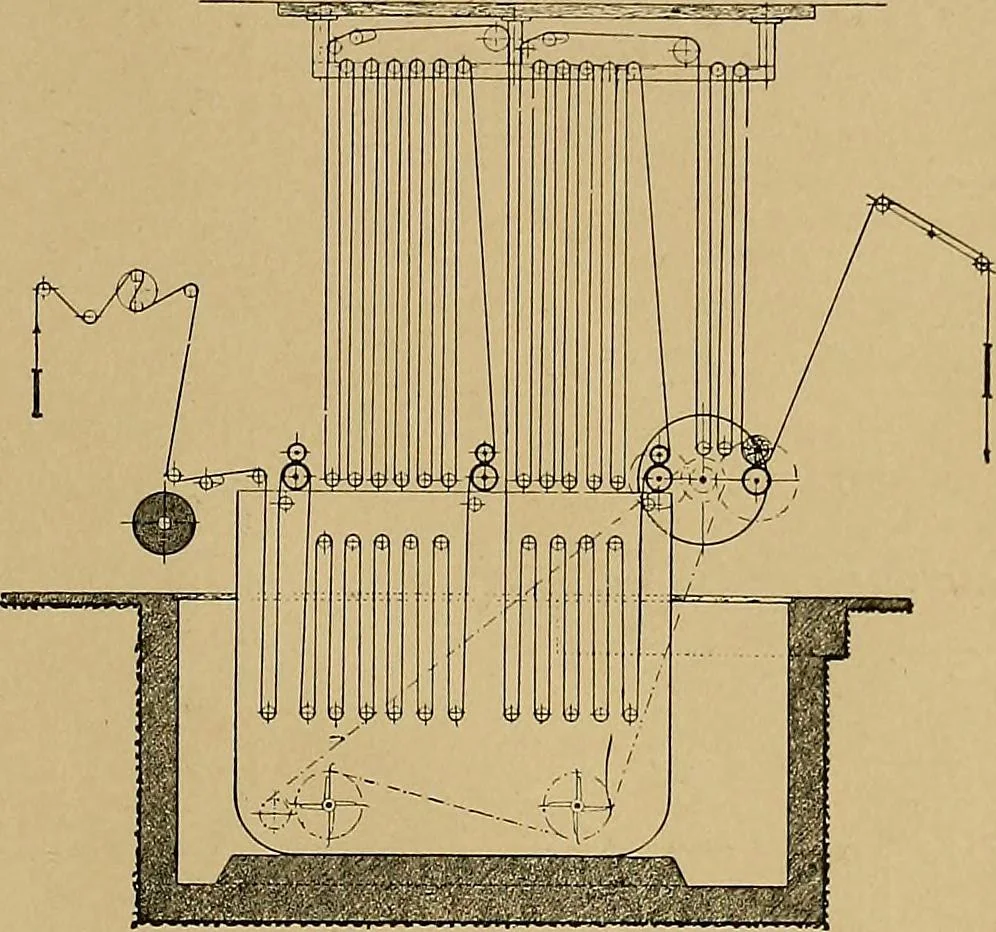 An illustration from The coal tar colours of Farbwerke vorm. Meister, Lucius & Brüning, Hoechst on Main, Germany, applied in calico printing, 1908, leaf 262