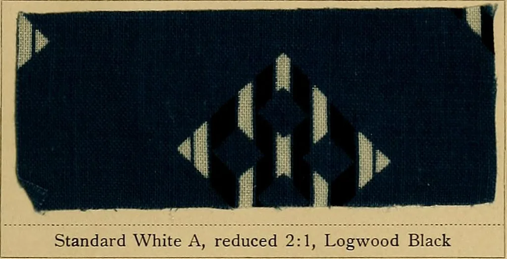 An illustration from The coal tar colours of Farbwerke vorm. Meister, Lucius & Brüning, Hoechst on Main, Germany, applied in calico printing, 1908, leaf 280