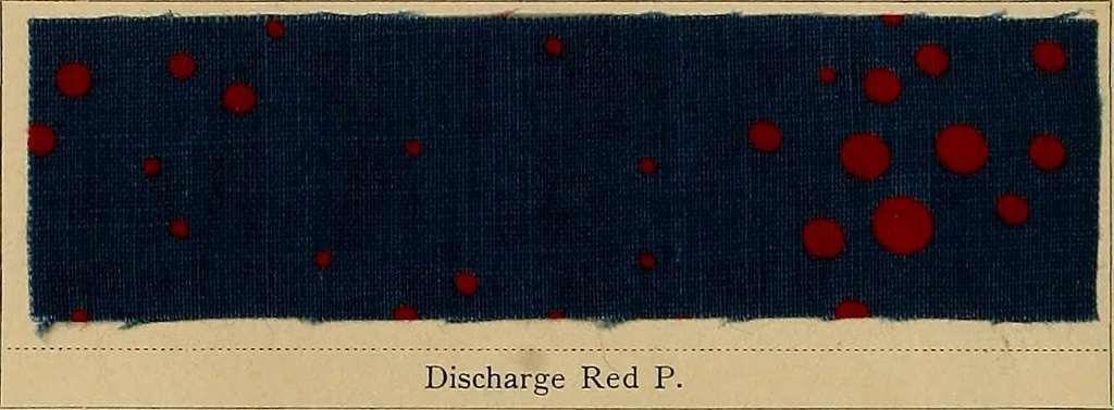 An illustration from The coal tar colours of Farbwerke vorm. Meister, Lucius & Brüning, Hoechst on Main, Germany, applied in calico printing, 1908, leaf 281