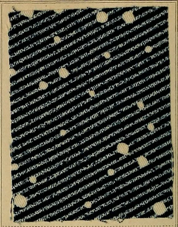 An illustration from The coal tar colours of Farbwerke vorm. Meister, Lucius & Brüning, Hoechst on Main, Germany, applied in calico printing, 1908, leaf 295