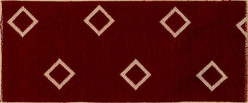 An illustration from The coal tar colours of Farbwerke vorm. Meister, Lucius & Brüning, Hoechst on Main, Germany, applied in calico printing, 1908, leaf 349