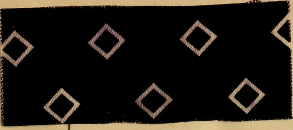 An illustration from The coal tar colours of Farbwerke vorm. Meister, Lucius & Brüning, Hoechst on Main, Germany, applied in calico printing, 1908, leaf 350
