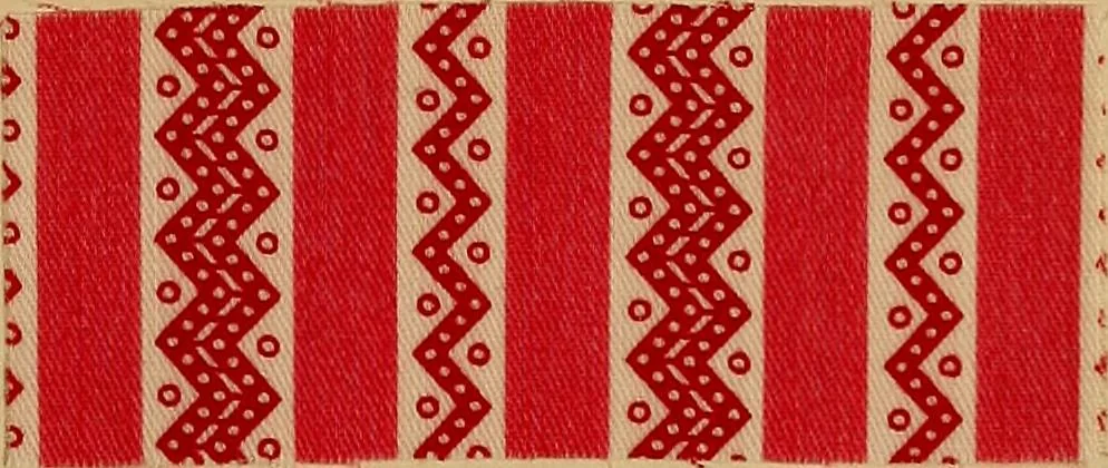 An illustration from The coal tar colours of Farbwerke vorm. Meister, Lucius & Brüning, Hoechst on Main, Germany, applied in calico printing, 1908, leaf 352