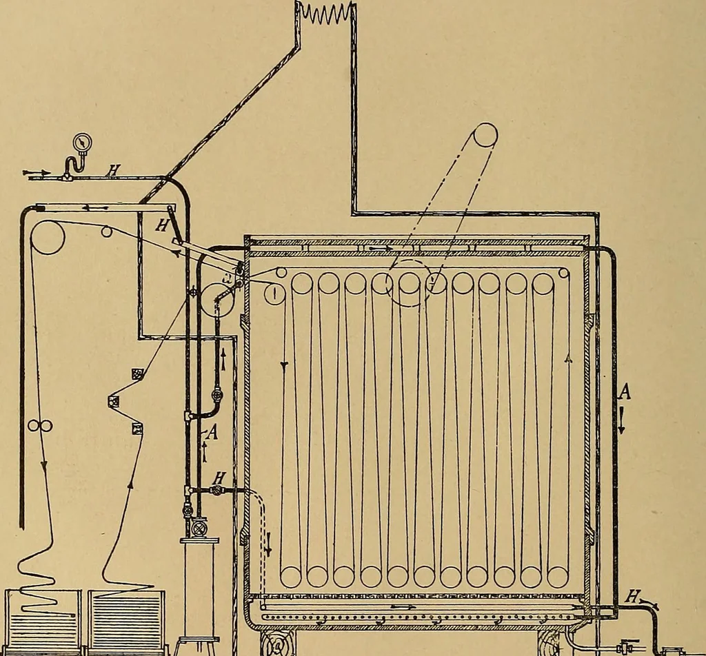 An illustration from The coal tar colours of Farbwerke vorm. Meister, Lucius & Brüning, Hoechst on Main, Germany, applied in calico printing, 1908, leaf 377