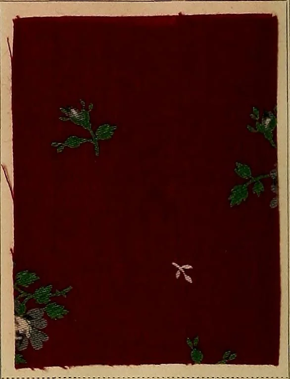An illustration from The coal tar colours of Farbwerke vorm. Meister, Lucius & Brüning, Hoechst on Main, Germany, applied in calico printing, 1908, leaf 389