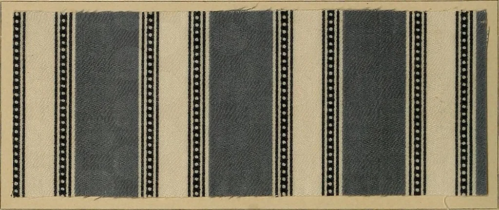 An illustration from The coal tar colours of Farbwerke vorm. Meister, Lucius & Brüning, Hoechst on Main, Germany, applied in calico printing, 1908, leaf 39