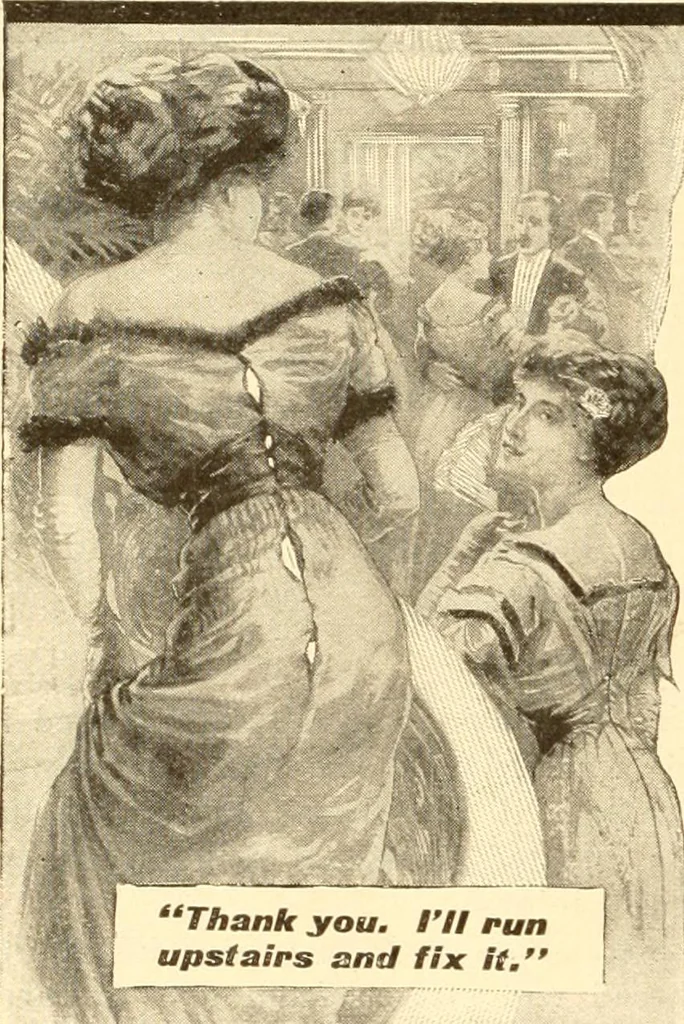An illustration from Coates sewing and dress making manual .., 1912, leaf 35