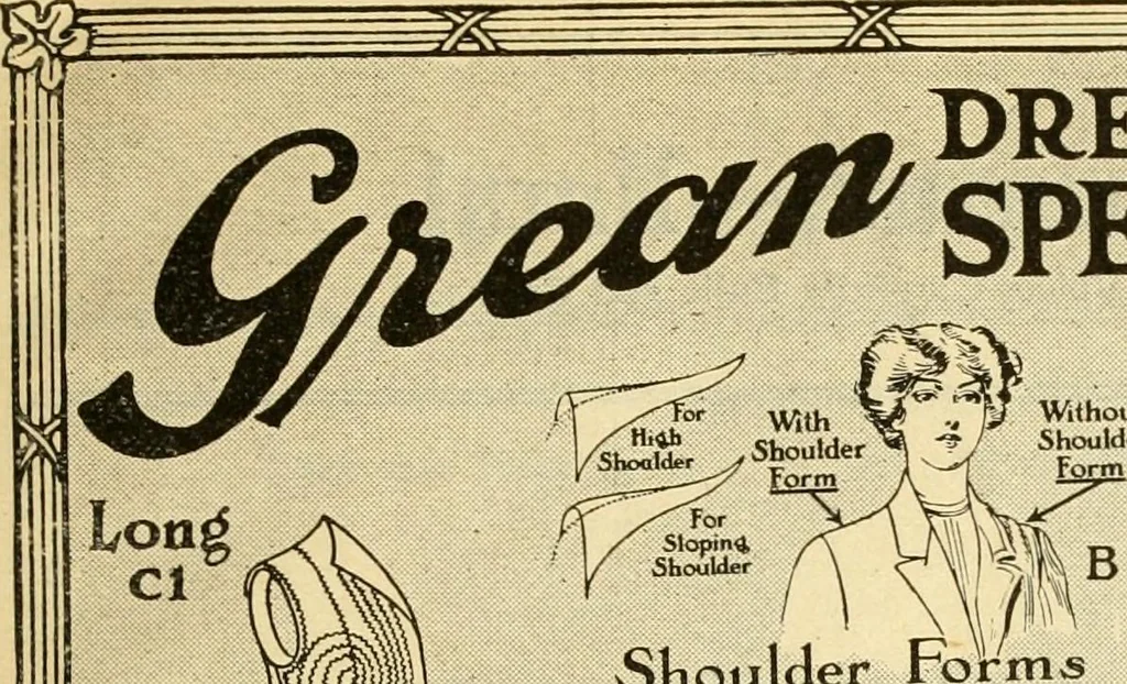 An illustration from Coates sewing and dress making manual .., 1912, leaf 4