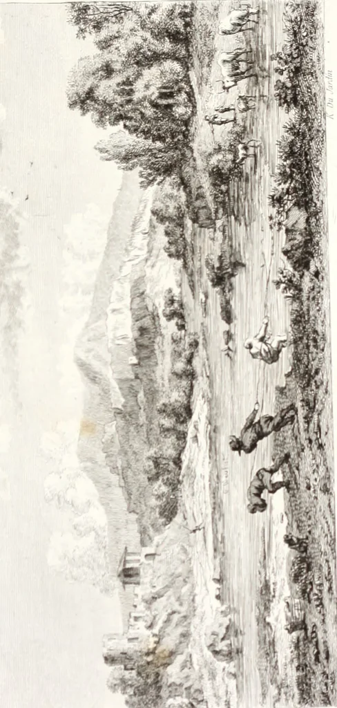 An illustration from Collection de cent-vingt estampes, gravée d'après les tableaux & dessins qui composoient le cabinet de m. Poullain ... précédée d'un abrégé historique de la vie des auteurs qui la composent ... Cette suite a été exécutée sous la direction du sieur Fr. Basan ... par de jeunes artistes des deux sexes, dont les talens se font connoître & accroissent de jour en jour. Le sr. Moitte ... en avoit fait les dessins, d'après les tableaux .., 1781, leaf 120