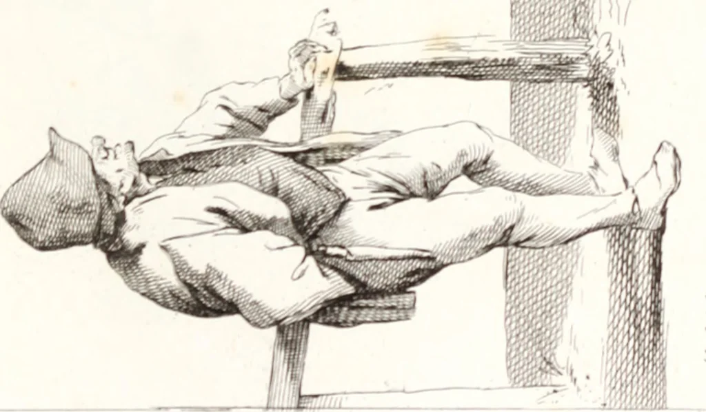 An illustration from Collection de cent-vingt estampes, gravée d'après les tableaux & dessins qui composoient le cabinet de m. Poullain ... précédée d'un abrégé historique de la vie des auteurs qui la composent ... Cette suite a été exécutée sous la direction du sieur Fr. Basan ... par de jeunes artistes des deux sexes, dont les talens se font connoître & accroissent de jour en jour. Le sr. Moitte ... en avoit fait les dessins, d'après les tableaux .., 1781, leaf 158