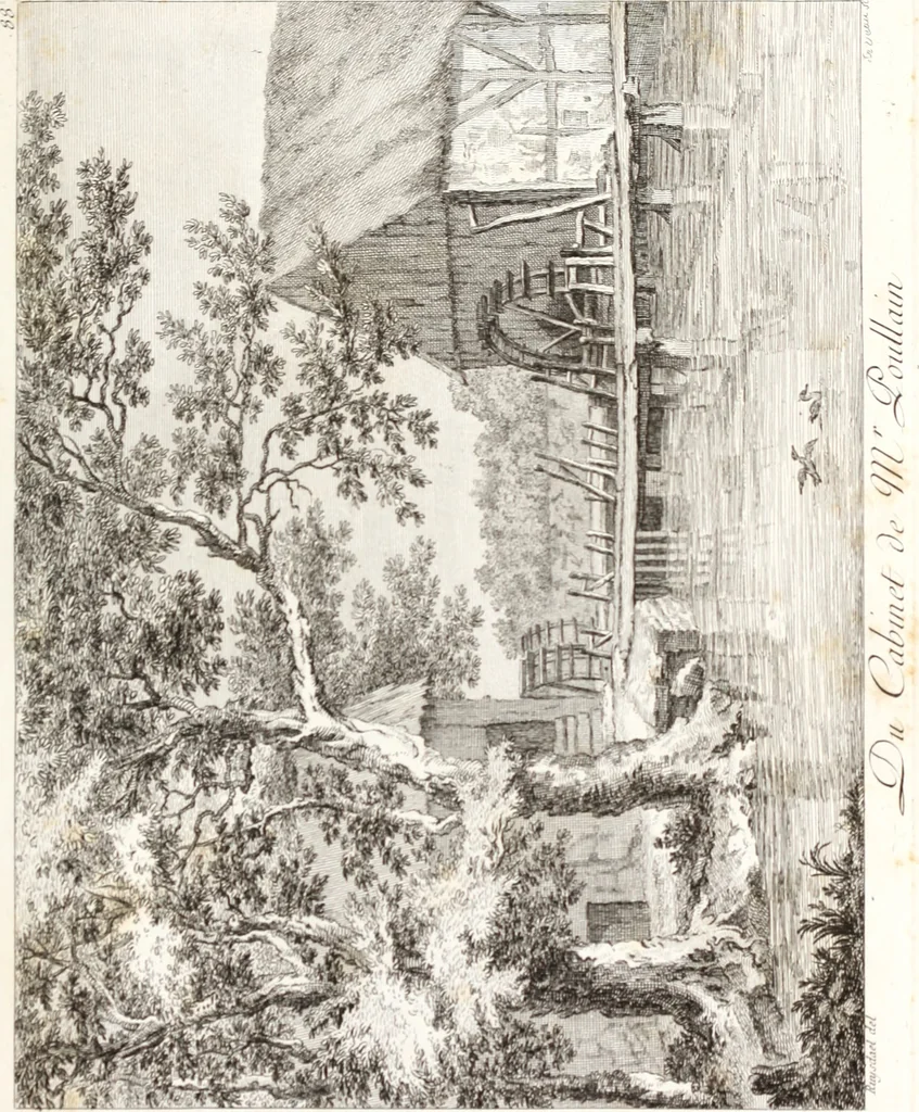 An illustration from Collection de cent-vingt estampes, gravée d'après les tableaux & dessins qui composoient le cabinet de m. Poullain ... précédée d'un abrégé historique de la vie des auteurs qui la composent ... Cette suite a été exécutée sous la direction du sieur Fr. Basan ... par de jeunes artistes des deux sexes, dont les talens se font connoître & accroissent de jour en jour. Le sr. Moitte ... en avoit fait les dessins, d'après les tableaux .., 1781, leaf 196