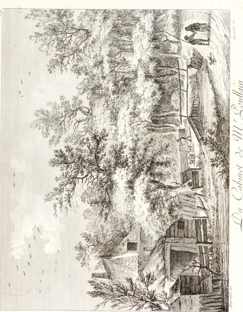 An illustration from Collection de cent-vingt estampes, gravée d'après les tableaux & dessins qui composoient le cabinet de m. Poullain ... précédée d'un abrégé historique de la vie des auteurs qui la composent ... Cette suite a été exécutée sous la direction du sieur Fr. Basan ... par de jeunes artistes des deux sexes, dont les talens se font connoître & accroissent de jour en jour. Le sr. Moitte ... en avoit fait les dessins, d'après les tableaux .., 1781, leaf 198