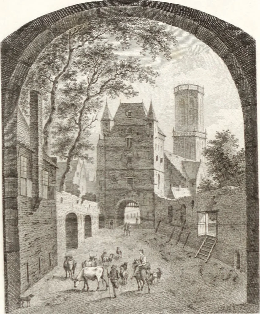 An illustration from Collection de cent-vingt estampes, gravée d'après les tableaux & dessins qui composoient le cabinet de m. Poullain ... précédée d'un abrégé historique de la vie des auteurs qui la composent ... Cette suite a été exécutée sous la direction du sieur Fr. Basan ... par de jeunes artistes des deux sexes, dont les talens se font connoître & accroissent de jour en jour. Le sr. Moitte ... en avoit fait les dessins, d'après les tableaux .., 1781, leaf 242