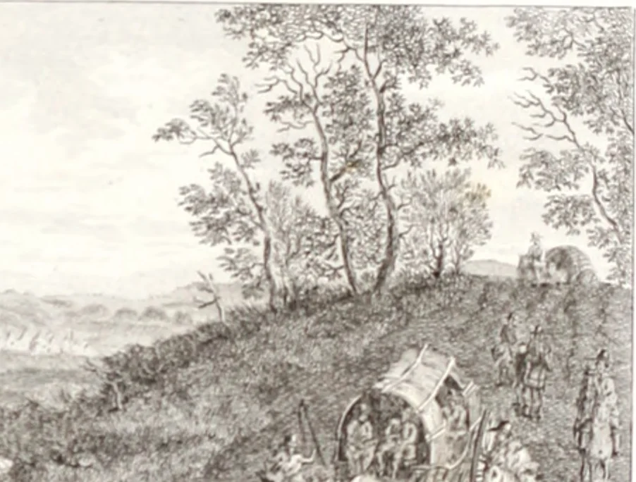 An illustration from Collection de cent-vingt estampes, gravée d'après les tableaux & dessins qui composoient le cabinet de m. Poullain ... précédée d'un abrégé historique de la vie des auteurs qui la composent ... Cette suite a été exécutée sous la direction du sieur Fr. Basan ... par de jeunes artistes des deux sexes, dont les talens se font connoître & accroissent de jour en jour. Le sr. Moitte ... en avoit fait les dessins, d'après les tableaux .., 1781, leaf 66