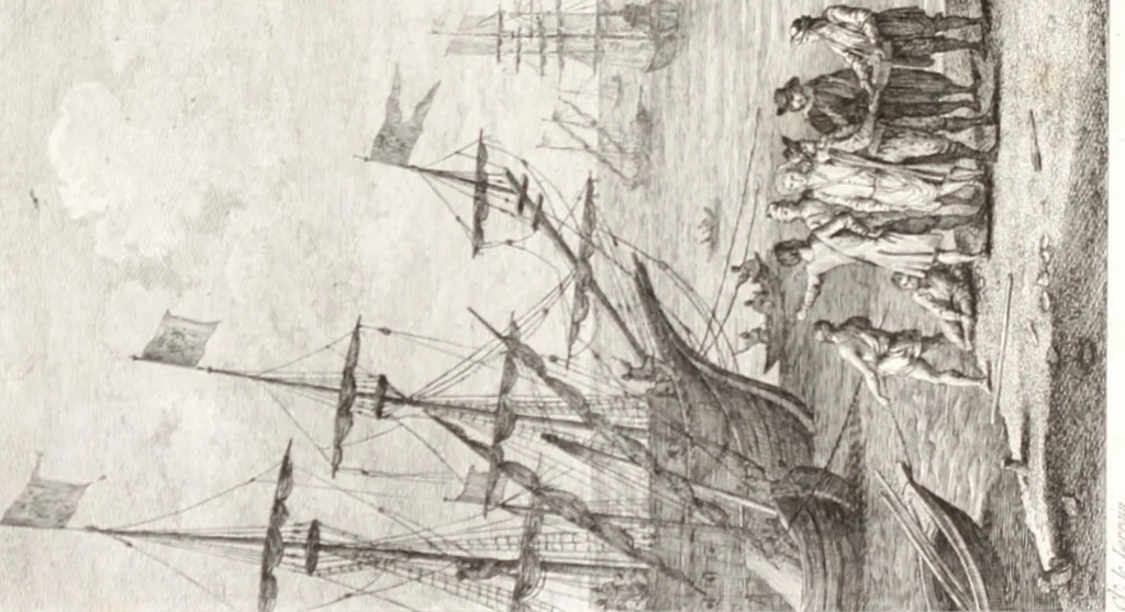An illustration from Collection de cent-vingt estampes, gravée d'après les tableaux & dessins qui composoient le cabinet de m. Poullain ... précédée d'un abrégé historique de la vie des auteurs qui la composent ... Cette suite a été exécutée sous la direction du sieur Fr. Basan ... par de jeunes artistes des deux sexes, dont les talens se font connoître & accroissent de jour en jour. Le sr. Moitte ... en avoit fait les dessins, d'après les tableaux .., 1781, leaf 72