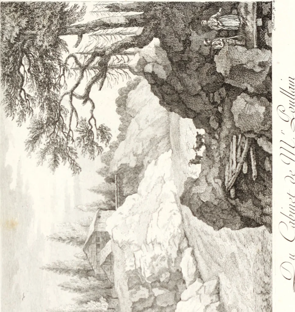 An illustration from Collection de cent-vingt estampes, gravée d'après les tableaux & dessins qui composoient le cabinet de m. Poullain ... précédée d'un abrégé historique de la vie des auteurs qui la composent ... Cette suite a été exécutée sous la direction du sieur Fr. Basan ... par de jeunes artistes des deux sexes, dont les talens se font connoître & accroissent de jour en jour. Le sr. Moitte ... en avoit fait les dessins, d'après les tableaux .., 1781, leaf 88