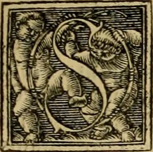 An illustration from Codicis Theodosiani libri XVI : qivbus [sic] svnt ipsorvm principvm avtoritate adiectae novellae Theodosij, Valentiniani, Martiani, Maioriani, Seueri, Caij Institutionum lib. II, Iulij Pauli Receptarum sententiarum lib. V, Gregoriani Codicis lib. V, Hermogeniani lib. I, Papiniani Tit. I : hiis nos adiecimvs ex vetustissimis bibliothecis, eò quod ad ius ciuile pertinerent, & alterius etiam responsa passim in Pandectis legerentur, L. Volusij Metiani lib. de Asse, Iulij Frontini lib. de Controuersijs limitum, cum Aggeni Vrbici Commentarijs, 1528, leaf 120